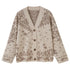 DIDDI_MODA_Oatmeal_V-neck_Puppy_Motif_Loose_Fit_Princess_Women&