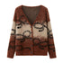 DIDDI_MODA_Ombre_Cardigan_Faux_Two_Piece_Pleated_Skirt_Women&