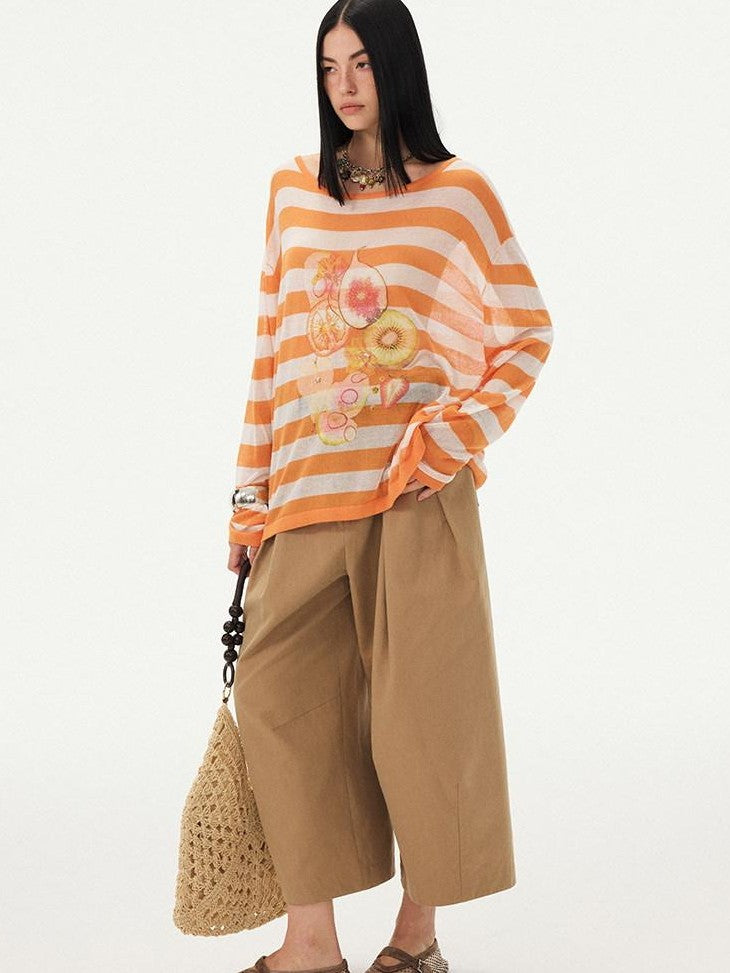 DIDDI MODA Onyx White Loose Cropped Commuter Women&