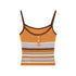 DIDDI_MODA_Orange_Brown_Striped_Knit_U_Neck_Cropped_Tape_Trim_Women&