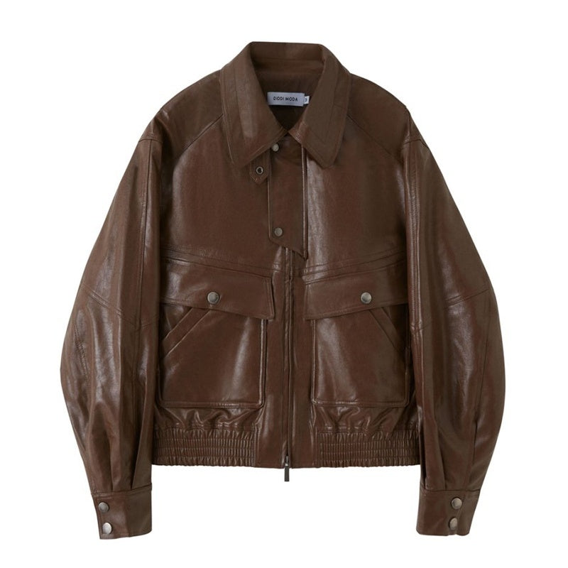 DIDDI_MODA_Oversized_Waxed_Utility_Moto_Women&