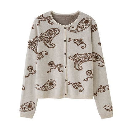 DIDDI_MODA_Paisley_Embroidered_Jacquard_Bow_Slim_Women&