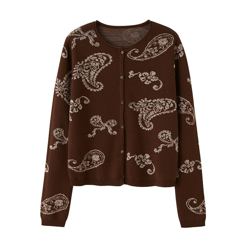 DIDDI_MODA_Paisley_Embroidered_Jacquard_Bow_Slim_Women&