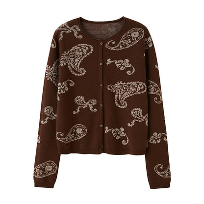 DIDDI_MODA_Paisley_Embroidered_Jacquard_Bow_Slim_Women&