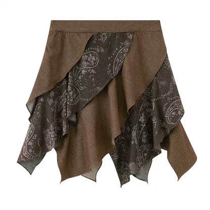 DIDDI_MODA_Paisley_Patchwork_Washed_Stand_Collar_Women&