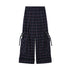 DIDDI_MODA_Plaid_Asymmetrical_One_Shoulder_Tie_Loose_Women&