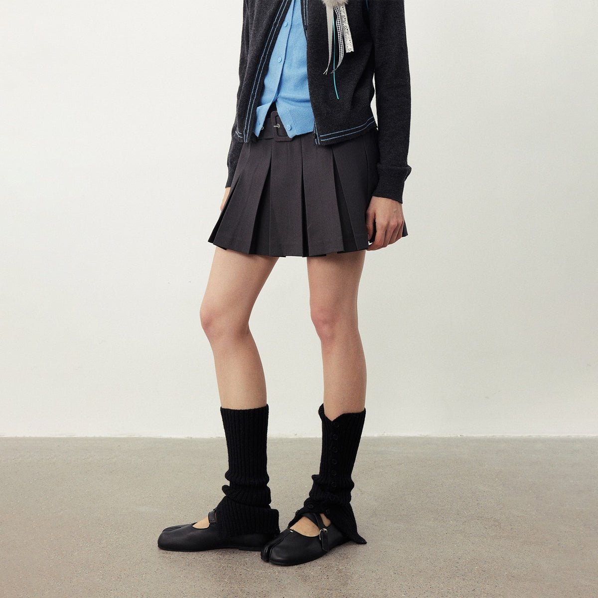 DIDDI_MODA_Pleated_High_Waist_Loose_Women&