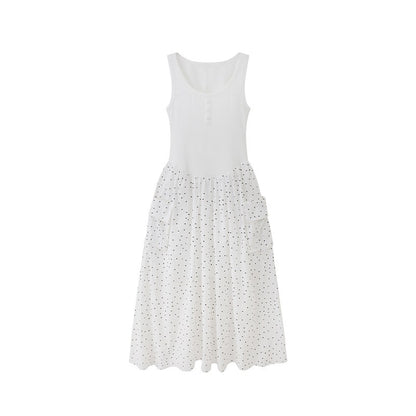 DIDDI_MODA_Polka_Dot_Cutout_Asymmetric_Strappy_Women&