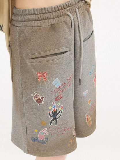 DIDDI MODA Pony Sticker Print Raglan Women&