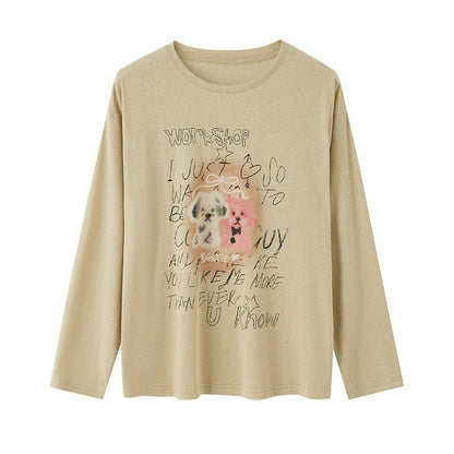 DIDDI_MODA_Puppy_Plaid_Cutout_Slim_Cropped_Round_Neck_Women&