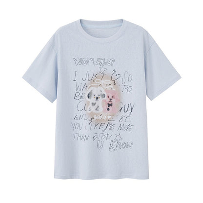 DIDDI_MODA_Puppy_Plaid_Cutout_Slim_Cropped_Round_Neck_Women&