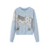 DIDDI_MODA_Relaxed_Polka_Dot_Knit_Buttoned_Cardigan_Women&