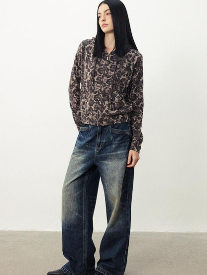 DIDDI MODA Scratch Whisker Wide Leg Women&