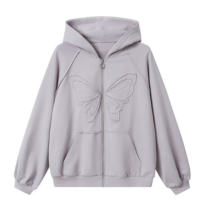 DIDDI_MODA_Sequin_Butterfly_Loose_Fit_Round_Neck_Women&