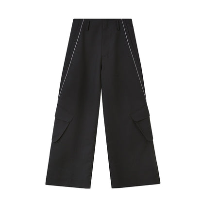 DIDDI_MODA_Side_Seam_Split_Multi_Pocket_Women&