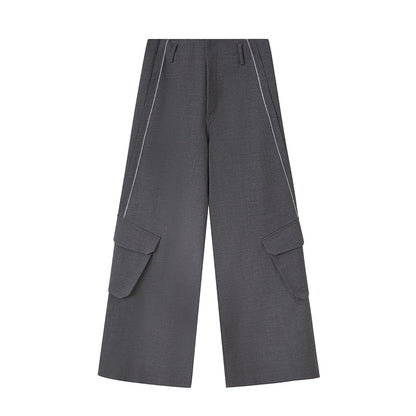 DIDDI_MODA_Side_Seam_Split_Multi_Pocket_Women&
