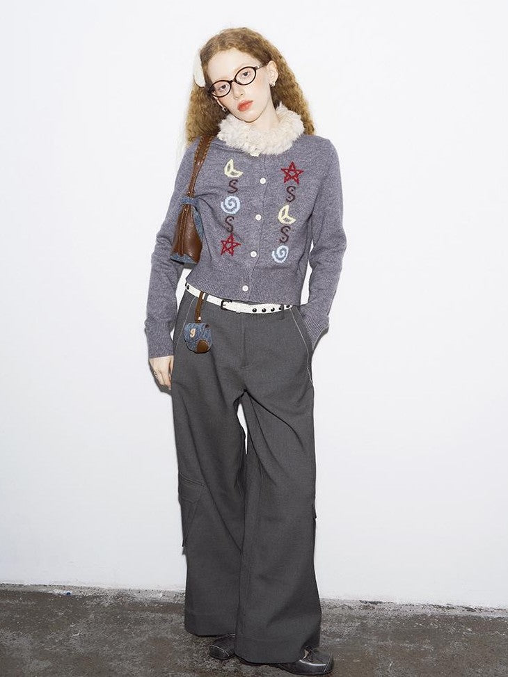 DIDDI MODA Side Seam Split Multi Pocket Women&