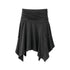DIDDI_MODA_Soft_Ruched_Irregular_Hem_Low_Waist_Relaxed_Fit_Women&