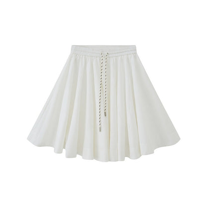 DIDDI_MODA_Solid_Drawstring_Low_Waist_Women&
