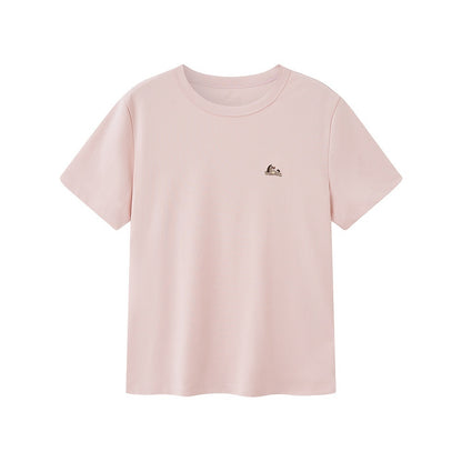 DIDDI_MODA_Solid_Pony_Motif_Round_Neck_Loose_Women&