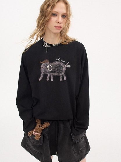 DIDDI MODA Speckled Small Elephant Embroidery Princess Women&