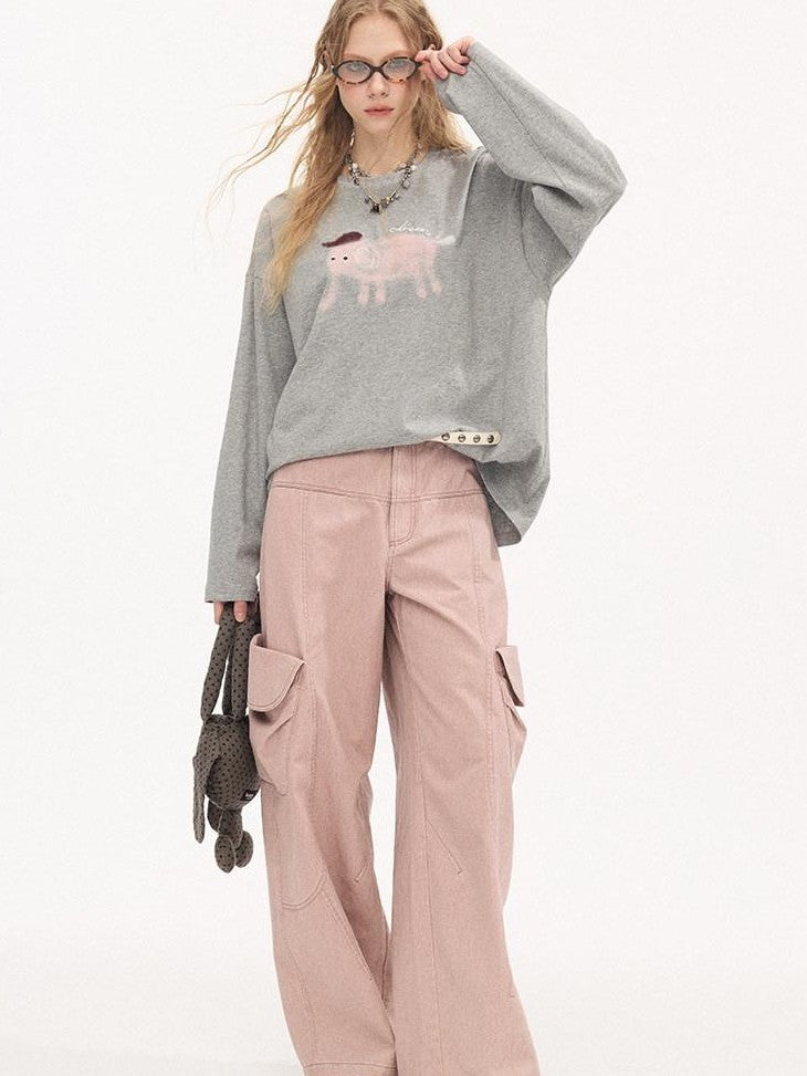 DIDDI MODA Speckled Small Elephant Embroidery Princess Women&
