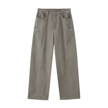 DIDDI_MODA_Split_Panel_Side_Pocket_Riveted_Washed_Women&
