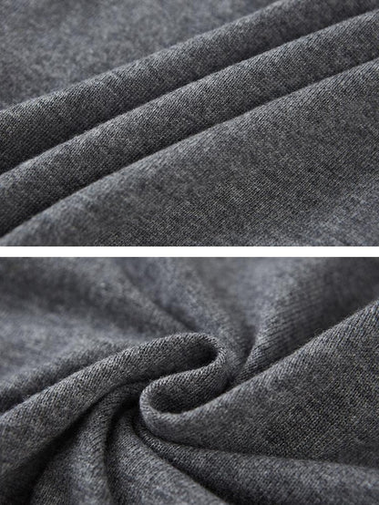 DIDDI MODA Star Moon Knit Contrast Panel Cropped Round Neck Women&