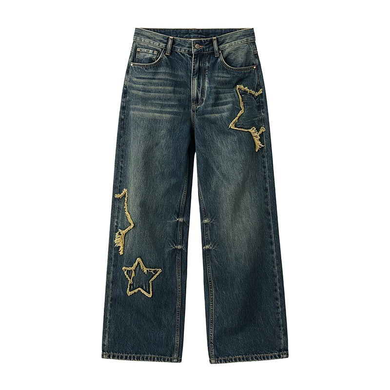 DIDDI_MODA_Star_Patch_Embroidered_Loose_Fit_Women&