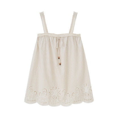 DIDDI_MODA_Striped_Cutout_Embroidered_Faux_Layered_Sling_Women&