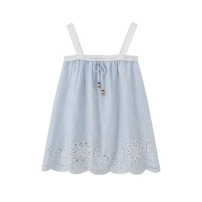 DIDDI_MODA_Striped_Cutout_Embroidered_Faux_Layered_Sling_Women&