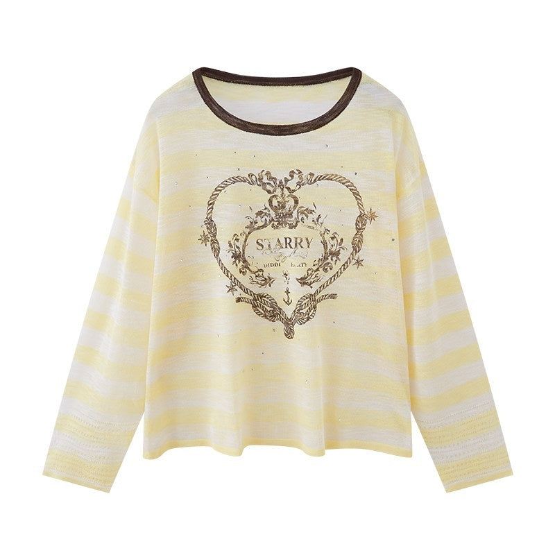 DIDDI_MODA_Striped_Heart_Knot_Loose_Women&