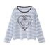 DIDDI_MODA_Striped_Heart_Knot_Loose_Women&