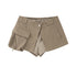 DIDDI_MODA_Striped_V-neck_Patchwork_Washed_Skort_Women&