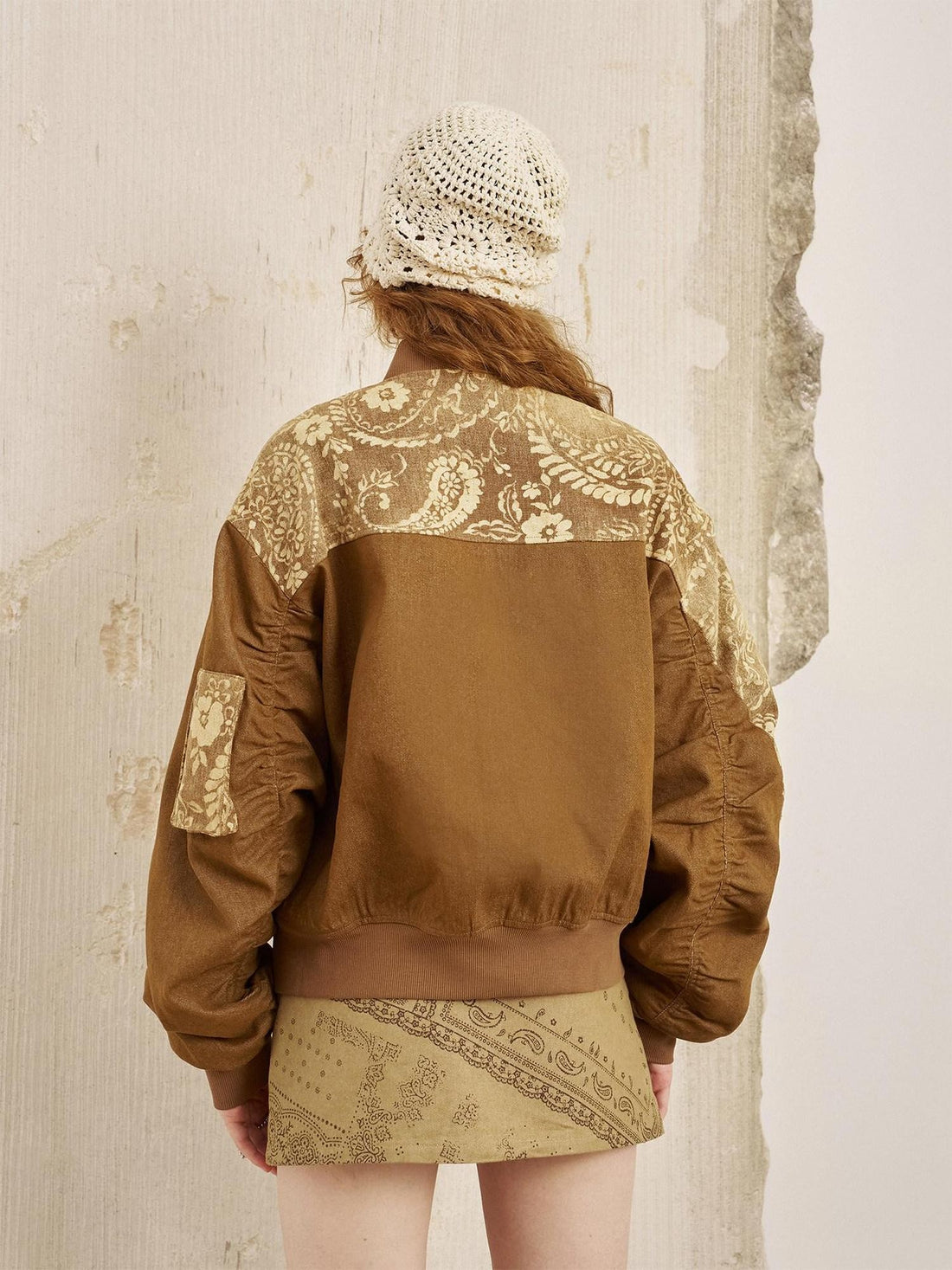 DIDDI MODA Structured Paisley Print Loose Fit Women&