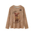 DIDDI_MODA_Sunset_Yellow_Polka_Dot_Cartoon_Rabbit_Print_Loose_Women&