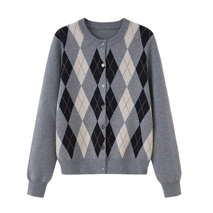 DIDDI_MODA_Sweet_Knit_Animal_Print_Round_Neck_Long_Sleeve_Women&