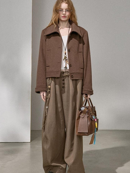 DIDDI MODA Sweet Knit Animal Print Round Neck Long Sleeve Women&