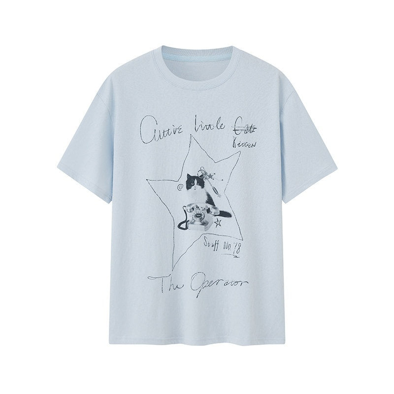 DIDDI_MODA_Telephone_Kitten_Graffiti_Slim_Fit_Women&