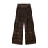 DIDDI_MODA_Textured_Plaid_Cuffed_Relaxed_Straight_Women&