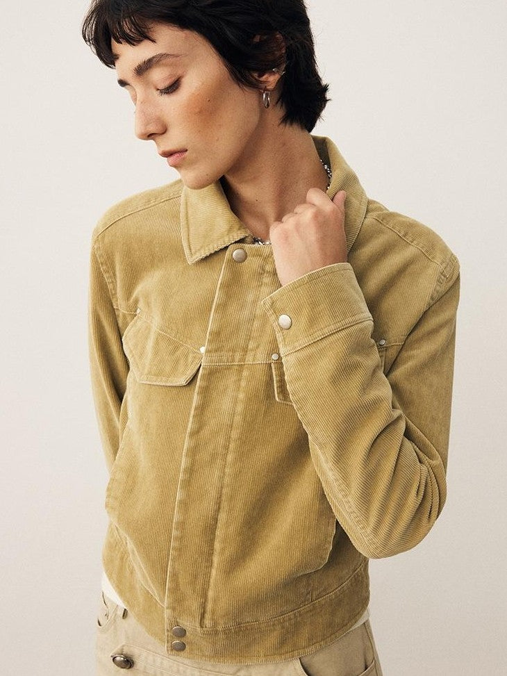 DIDDI MODA Textured Striped Paneled Collared Women&