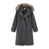 DIDDI_MODA_Vintage_Detachable_Fur_Collar_Hooded_Double_Faced_Mid_Length_Women&