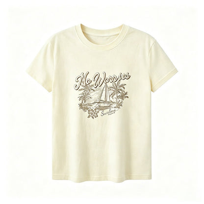 DIDDI_MODA_Vintage_Palm_Distressed_Printed_Crew_Neck_Women&