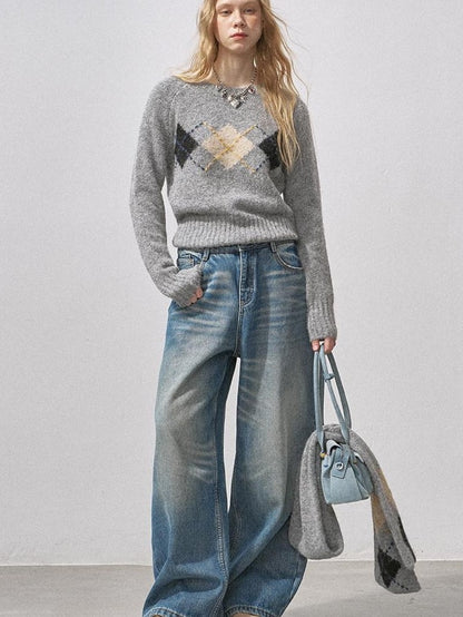 DIDDI MODA Vintage Relaxed Distressed Washed Women&