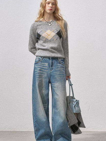 DIDDI MODA Vintage Relaxed Distressed Washed Women&