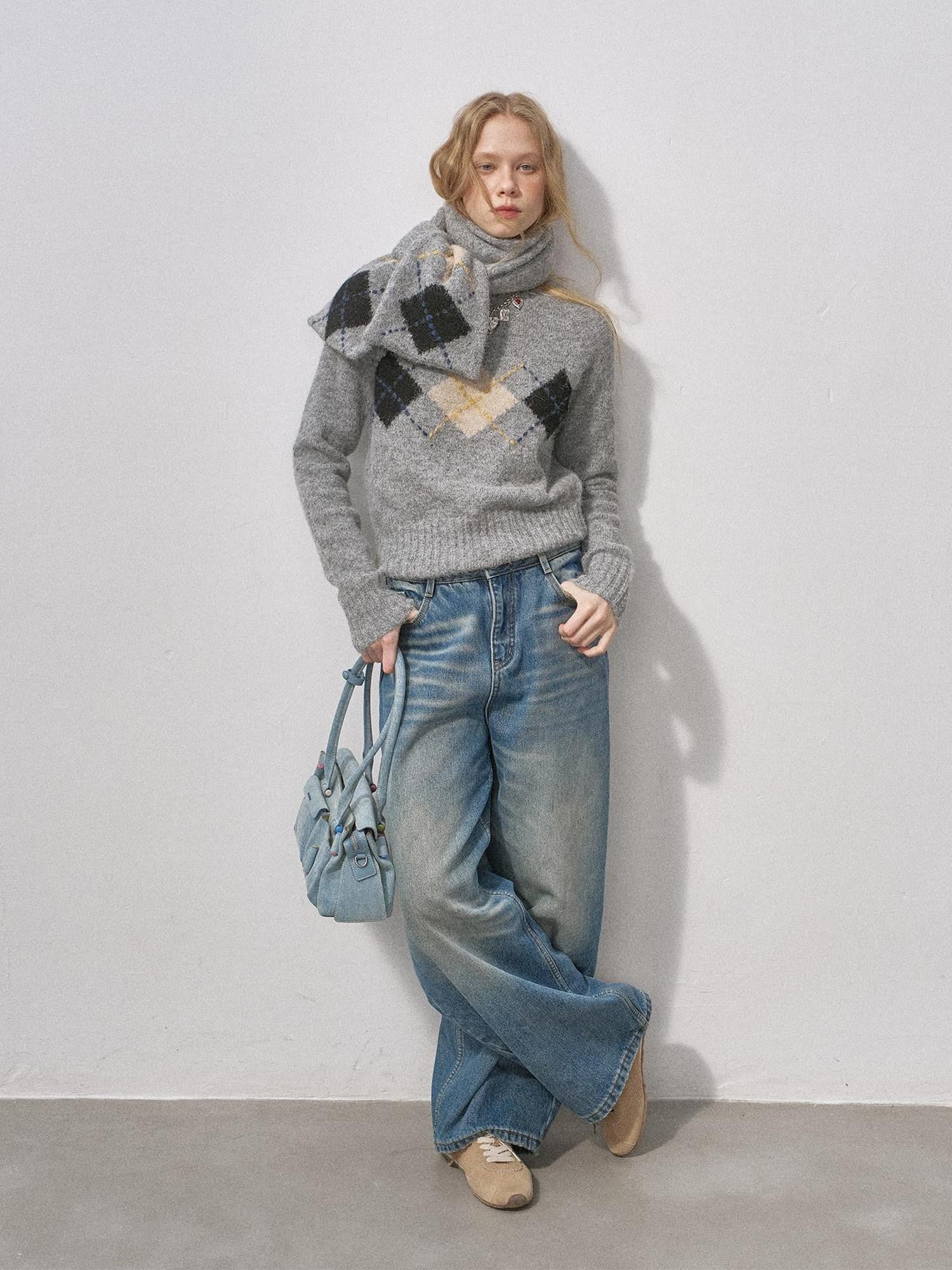 DIDDI MODA Vintage Relaxed Distressed Washed Women&