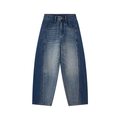 DIDDI_MODA_Washed_Blue_Side_Panel_Colorblock_Splice_Low_Rise_Women&