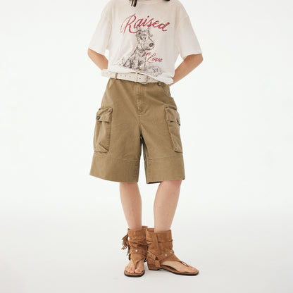 DIDDI_MODA_Washed_Khaki_Distressed_Multi_Pocket_High_Waist_Straight_Women&