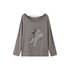 DIDDI_MODA_Washed_Letter_Rhinestone_Slanted_Shoulder_Loose_Women&