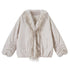 DIDDI_MODA_White_Embroidered_Fur_Collar_Drop_Shoulder_Women&
